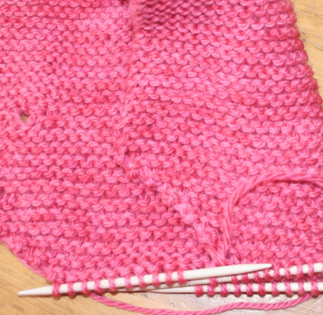 Beginner knitting session 3