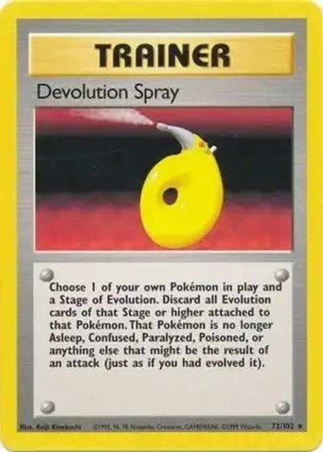 Devolution Spray - 72/102 (Base Set Unlimited)