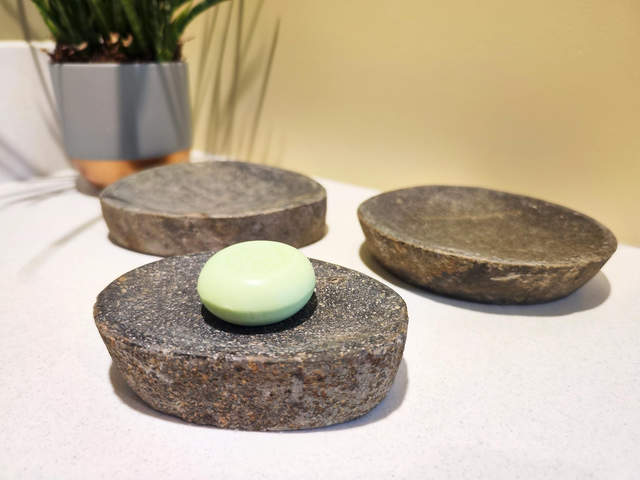 River Stone Soap Dish in 3 Sizes 
