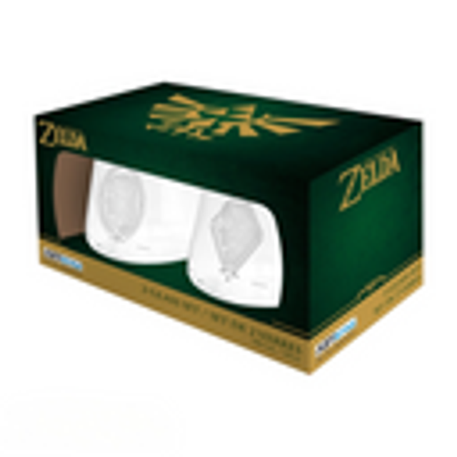 The Legend of Zelda: Zelda &amp; Link 2-Glass Set