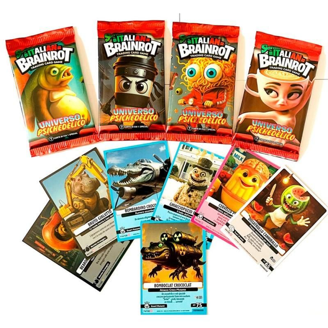 Not Specified Brainrot Sobre Con 7 Cartas Coleccionables