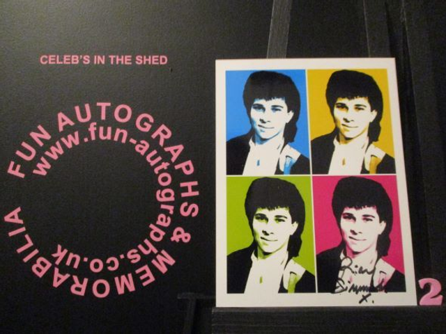 Ricky Simmonds Authentic Autographed 6x4.5 Pop Art Limited Edition (2)