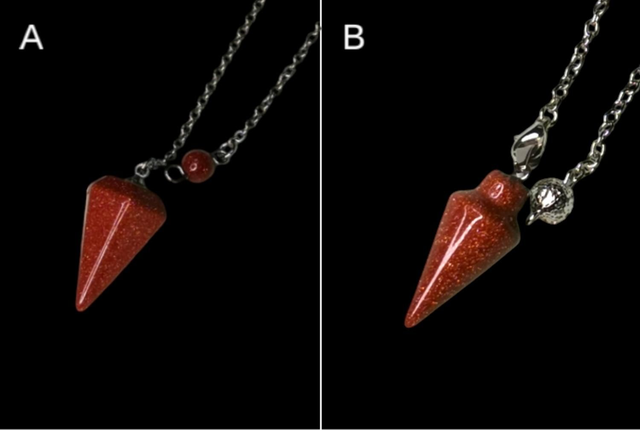 Pendule pierre de soleil synthétique