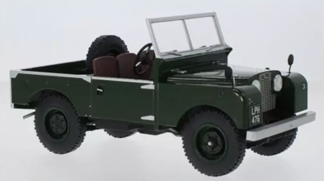 Land Rover Serie I 1957 dunkel grün MCG 1:18