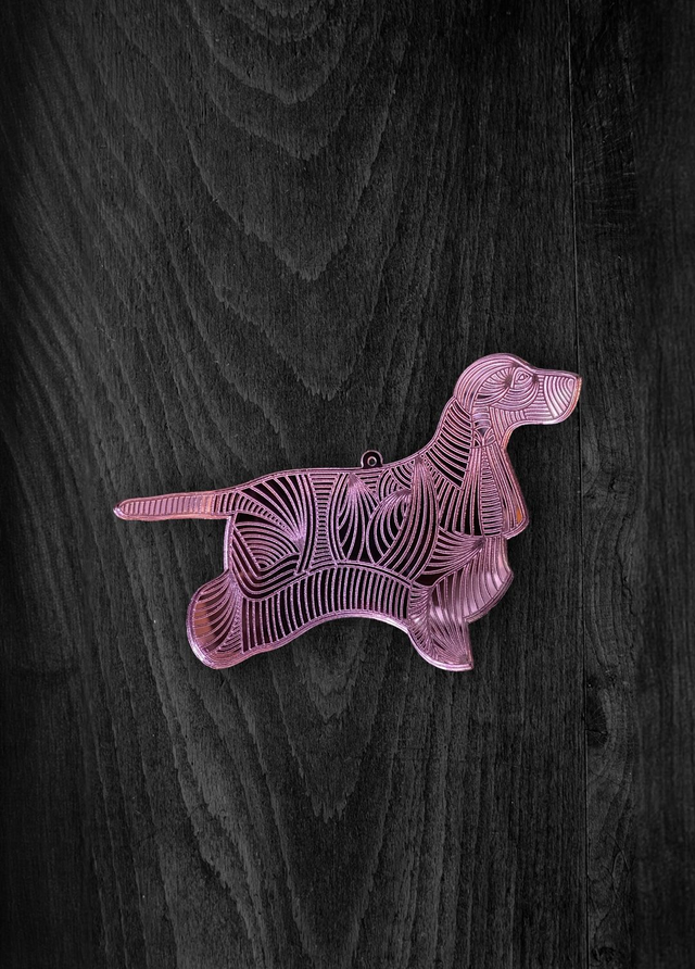 Acryl - English Cocker Pink