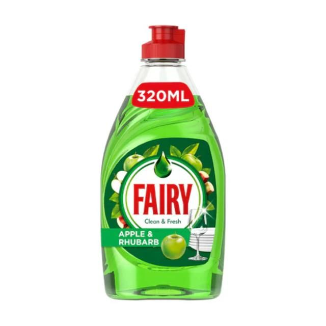 Fairy Clean &amp; Fresh Washing Up Liquid Apple &amp; Rhubarb