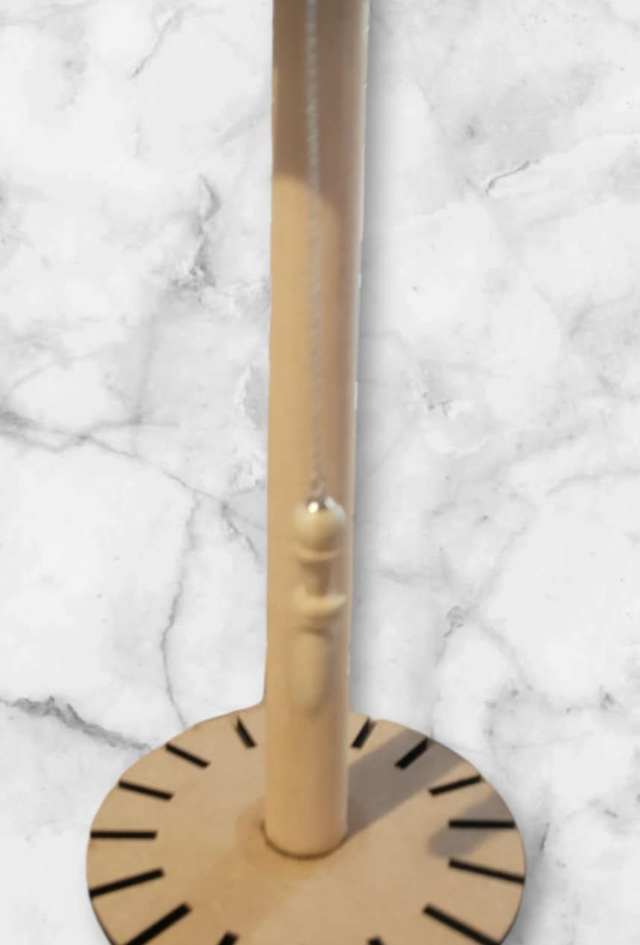 Pendule 25 en bois de cerisier