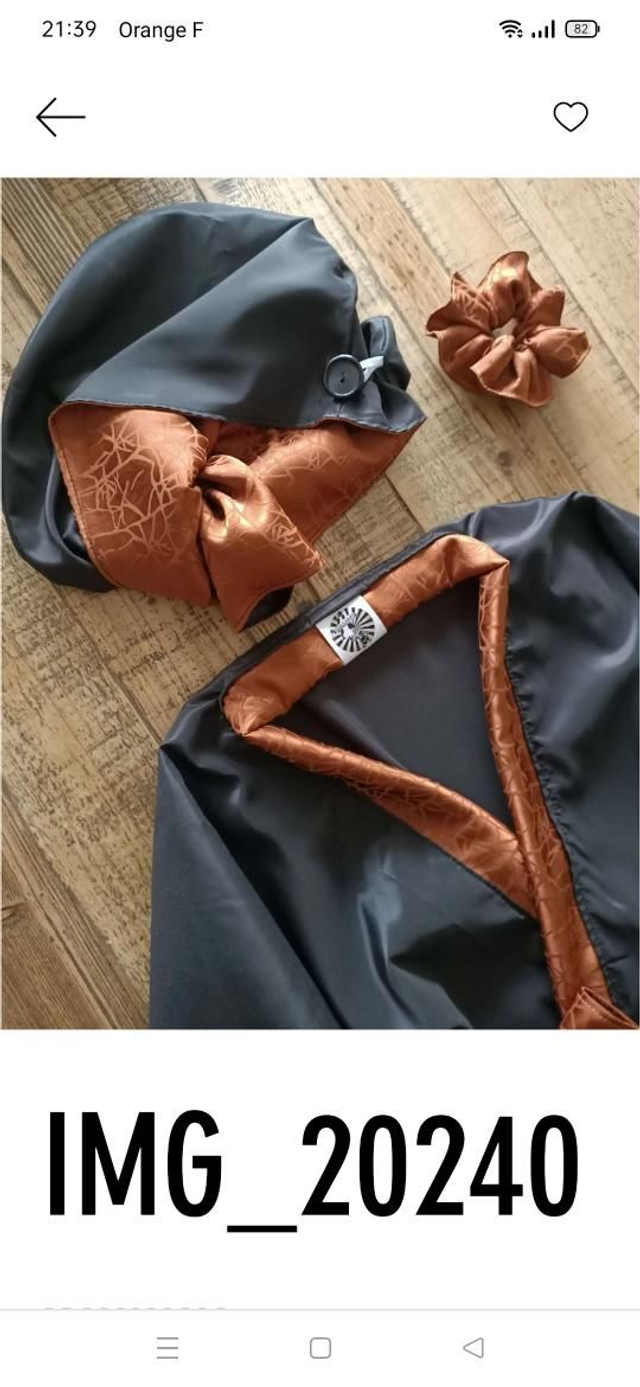 Votre Peignoir en satin personnalisé 