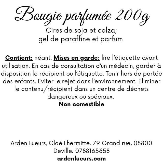 Bougie Sucre d’orge