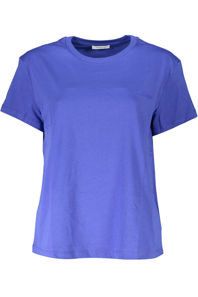 PATRIZIA PEPE T-SHIRT MANICHE CORTE DONNA BLU
