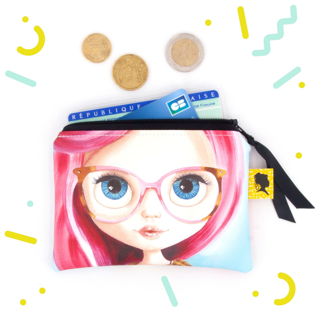 Porte monnaie zip CHARLIE