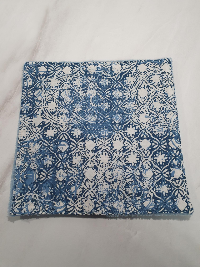 Mini-serviette - antique bleu