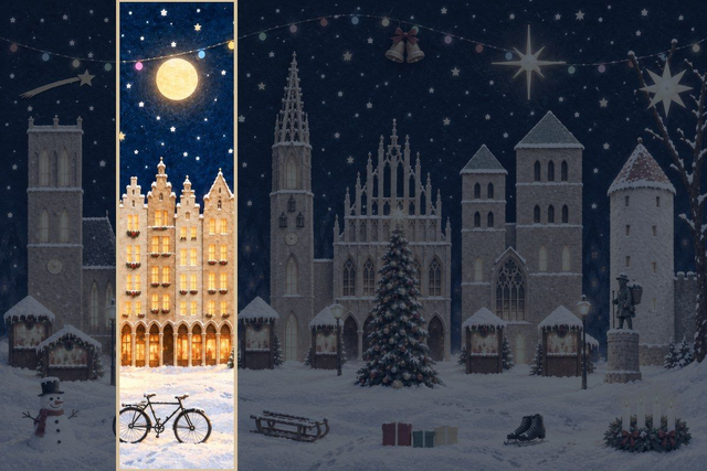 Adventsbild Reihe 2 – Prinzipalmarkt (Tag 5–8)