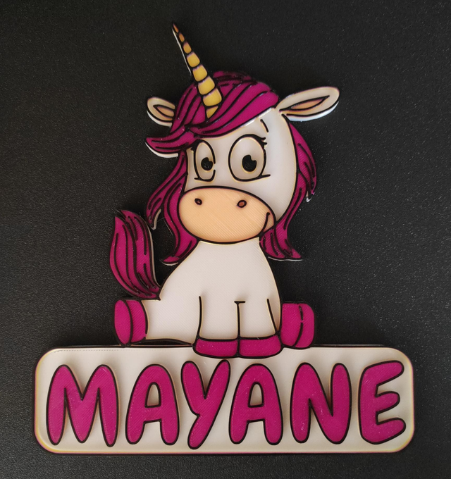 Plaque personnalisée