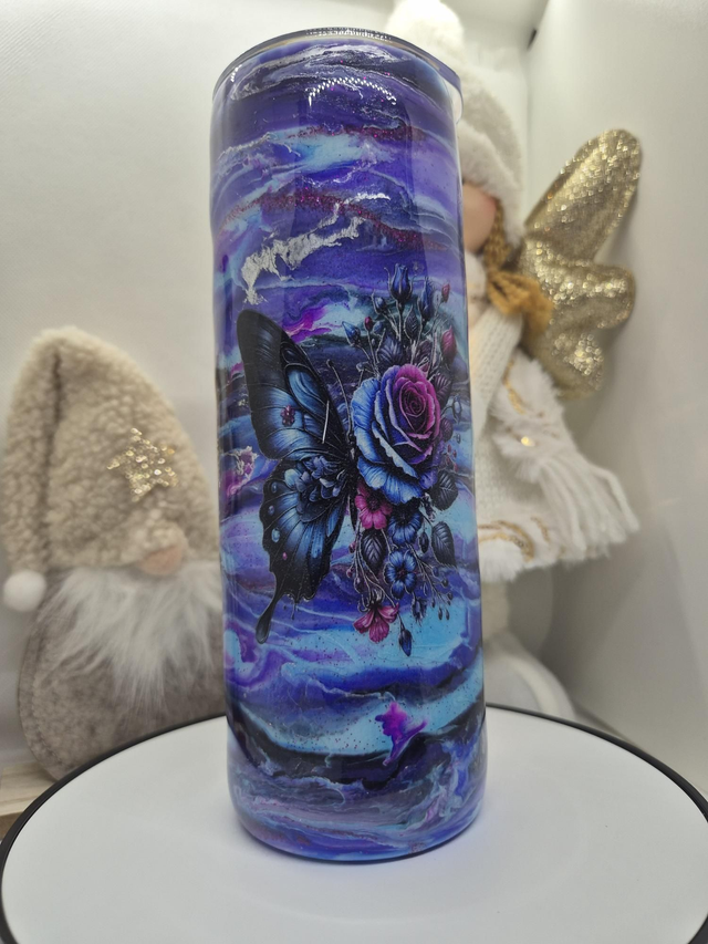 Tumbler canette Papillon 590ml