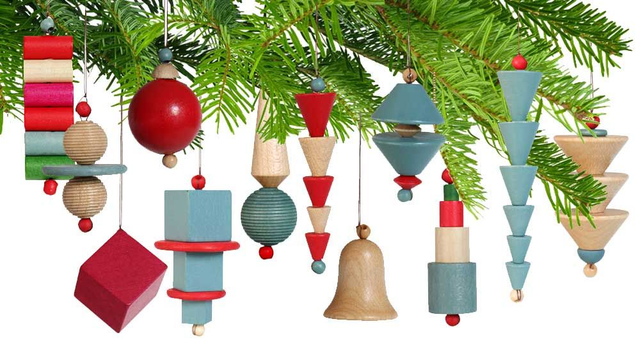 Bauhaus Baumschmuck Set à 12 Stück