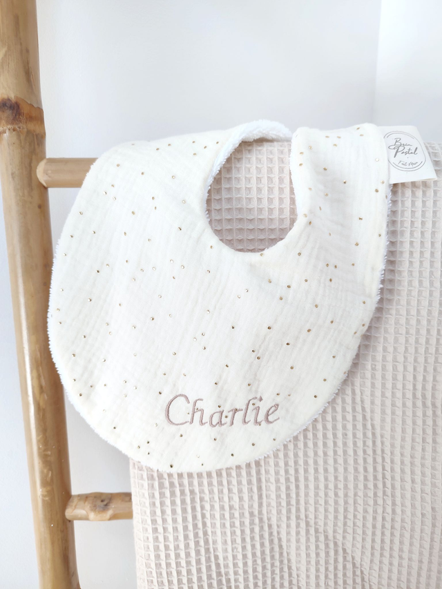 Bavoir personnalisable  tissu imprimé