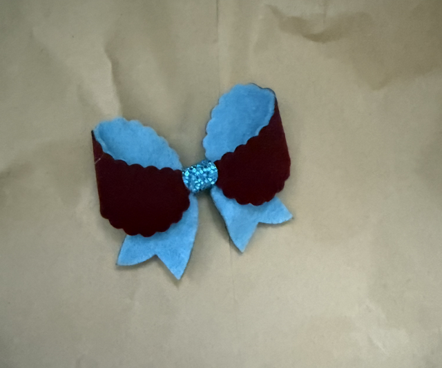 Blue Hair clip