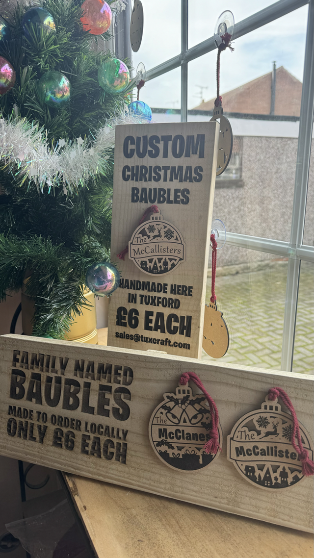 Personalised Christmas Bauble 