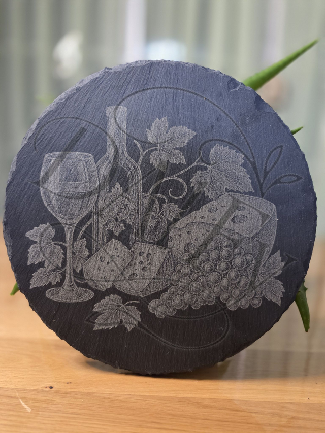 Planche ardoise Vin &amp; Fromage