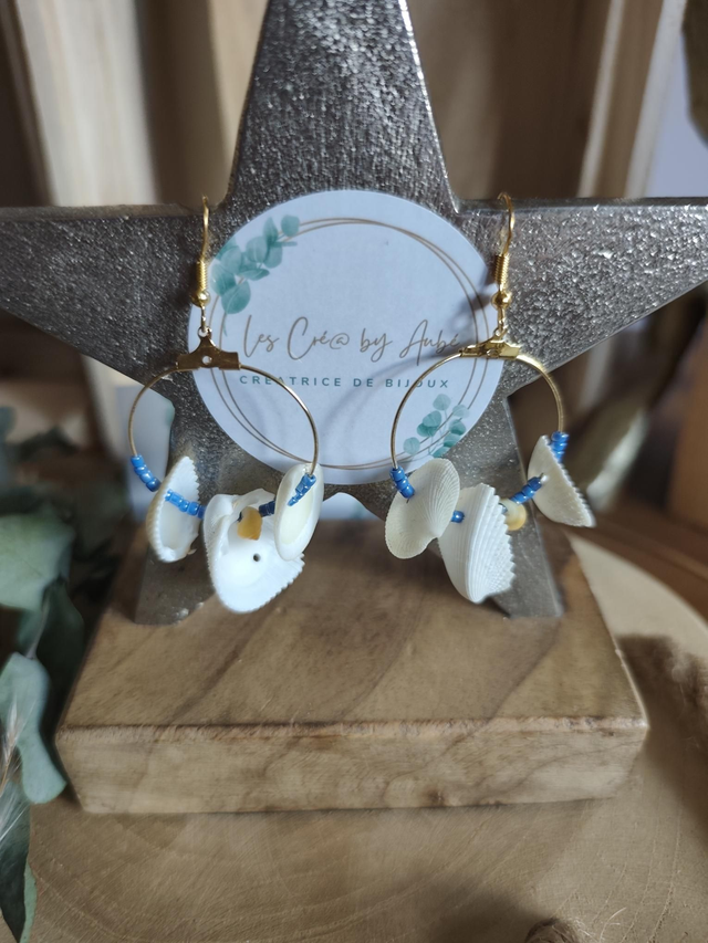 BO CREOLES "PAMPA" COQUILLAGES 0001072