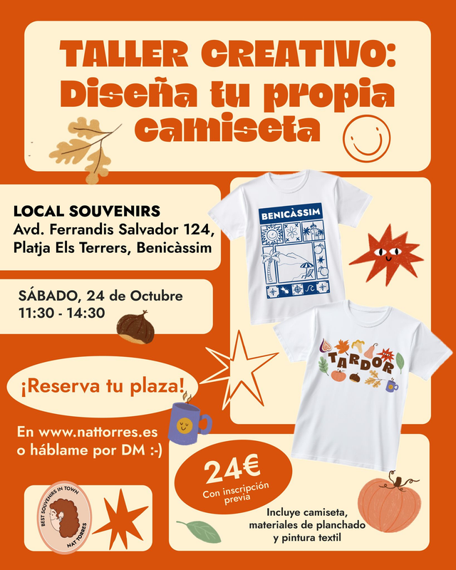 Taller Creativo: Diseña Tu Propia Camiseta