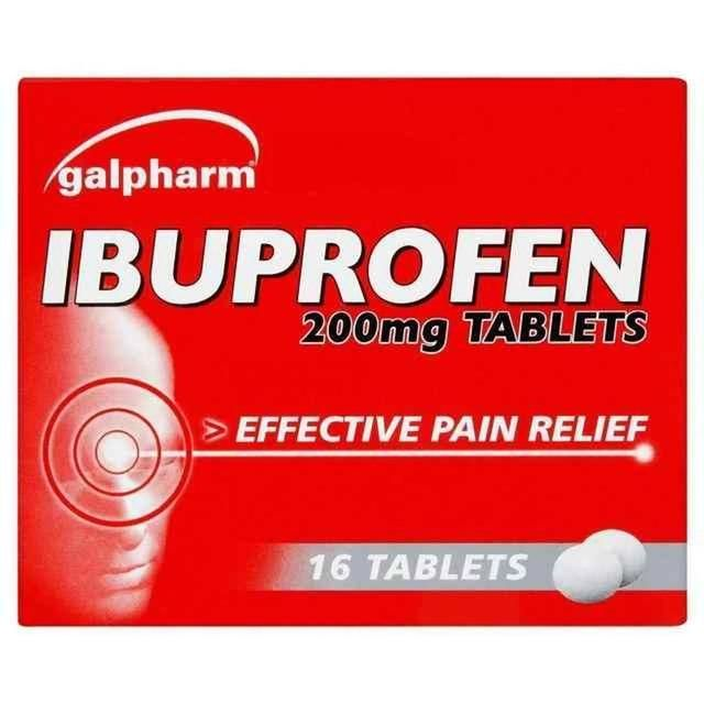 Galpharm Ibuprofen Tablets – 16’s
