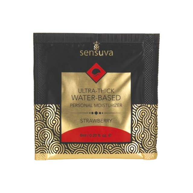 Lubricante Ultra Espeso Frutilla Sensuva Sachet 6 ml