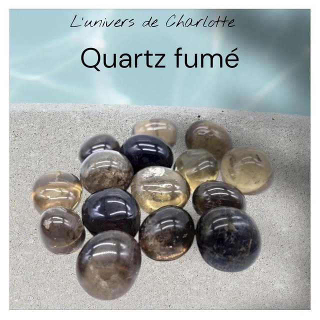 Pierre roulée "Quartz fumé"