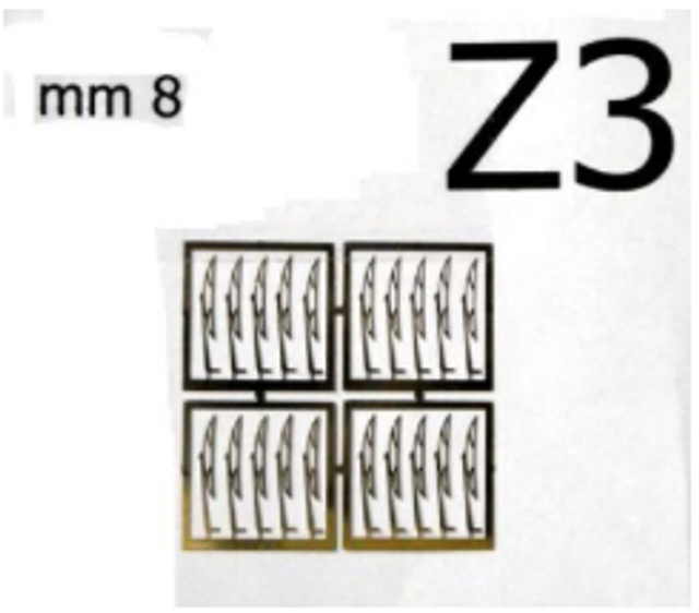 Scheibenwischer 8mm Z3 Sprint43 Fotoätzteil 1:43