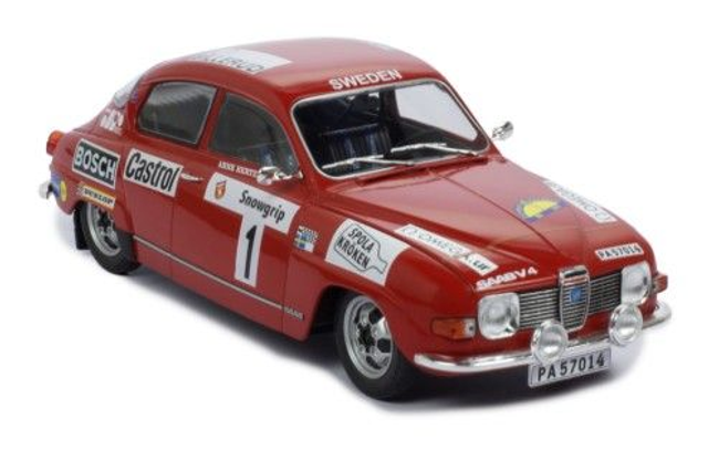 Saab 96 V4 Rally #1 (1973) IXO Models 1:18