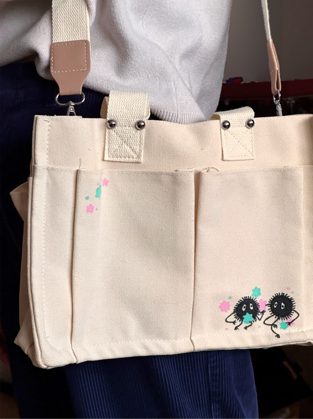 Sac motif Susuwatari - Mon voisin Totoro - Le Voyage de Chihiro 