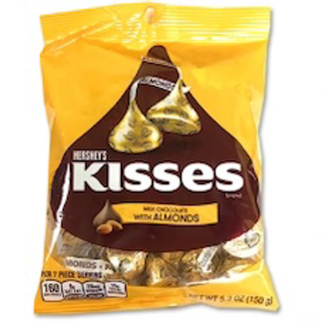 Hershey&#039;s Kisses with Almond Peg Bag