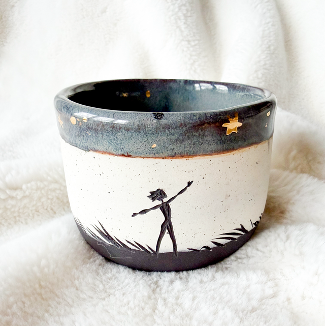 Gobelet « que chaque jour me guide vers le bonheur » 