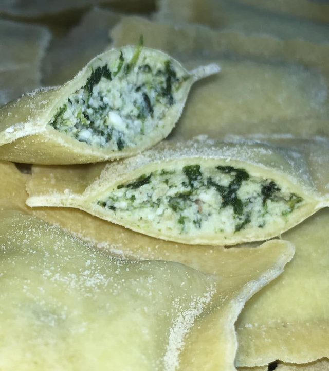 RAVIOLE RICCOTA EPINARD 