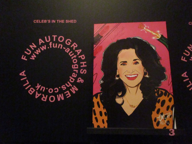 Lesley Joseph Limited Edition Signed A4 Comic Style Drawing Print (3)