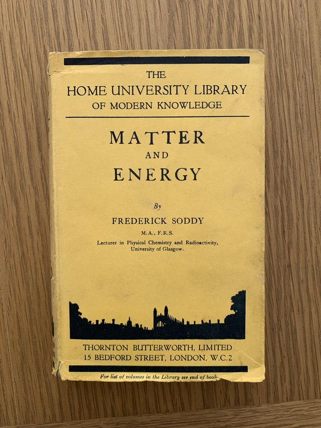 The Home University Library of Modern Knowledge Matter and Energy