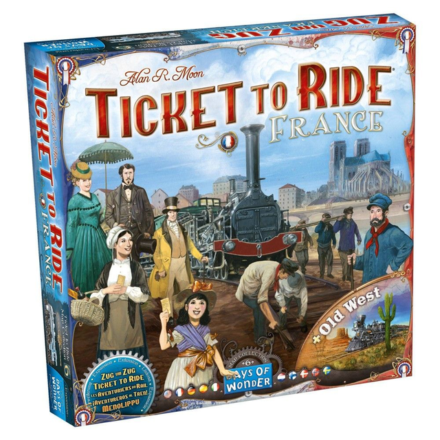 Days of Wonder Ticket To Ride Map Collection France &amp; Old West