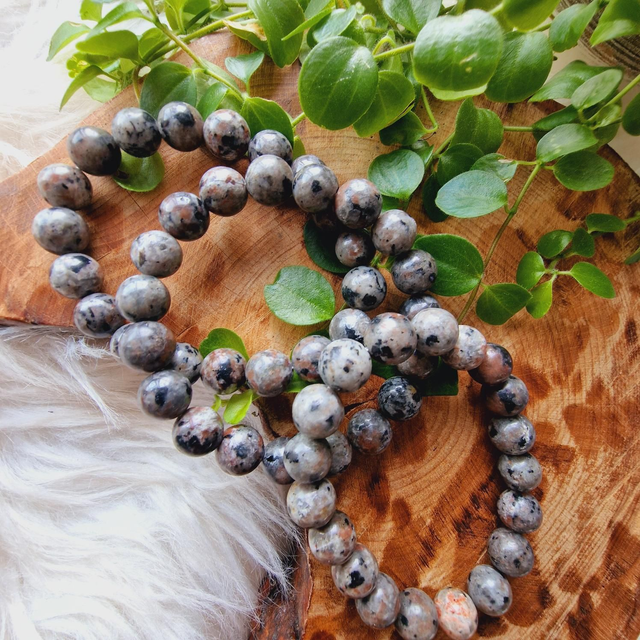 Yooperlite 10mm Beaded Bracelet 