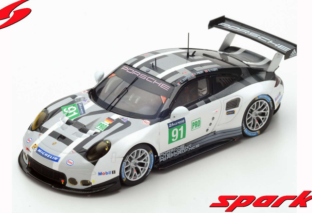 Porsche 911 RSR Le Mans 2016 P.Pilet K.Estre N.Tandy Spark 1:43