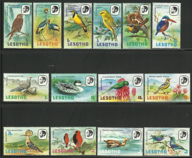 Lesotho Birds set,1982 imprint MNH