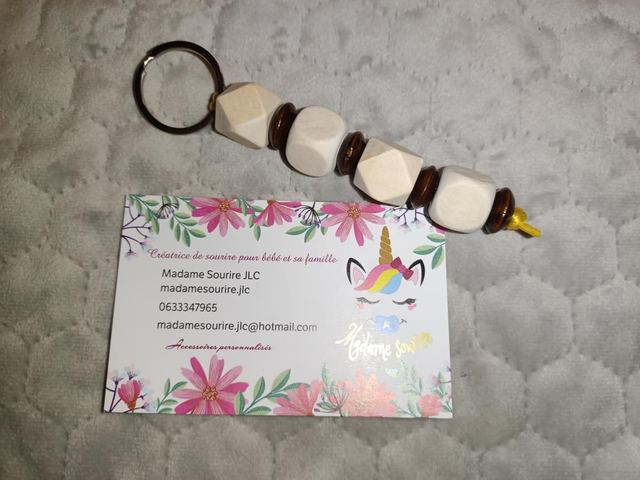 Porte Clés 1 Branche Bois