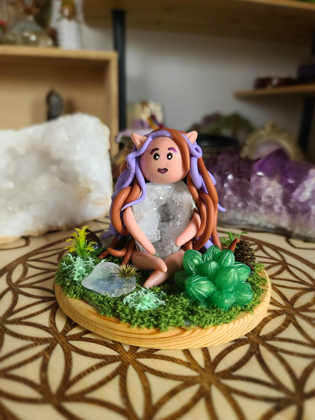 Gardienne Nebula ✨️ Géode quartz