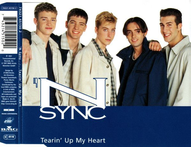 'N Sync ‎– Tearin' Up My Heart Audio CD