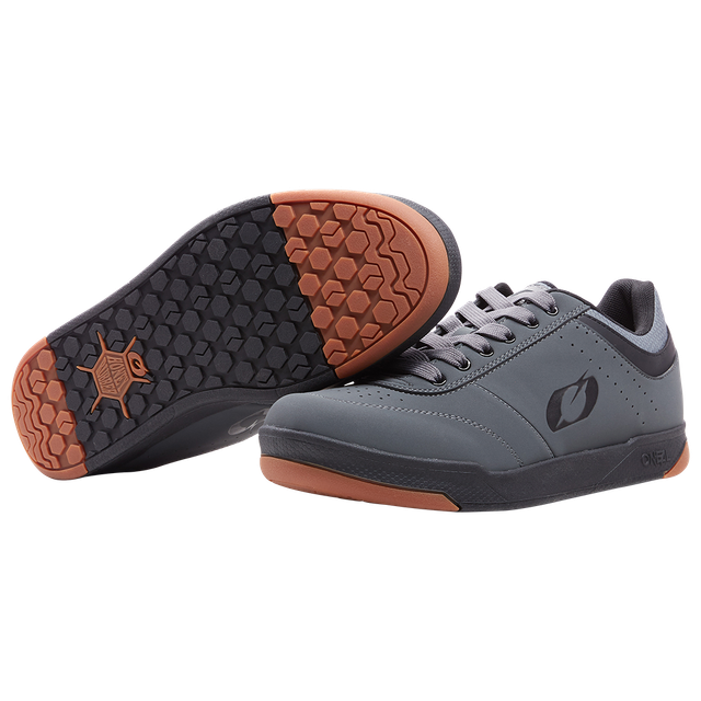 O'NEAL PUMPS FLAT SHOE GRAY/BLACK 42