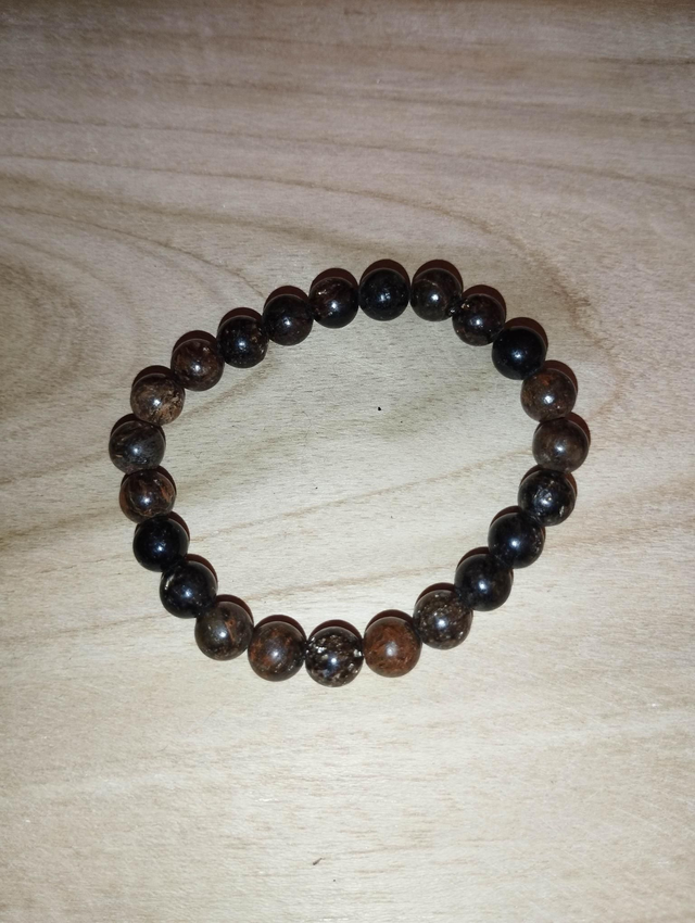 Biotite bracelet en perles de 8 mm 