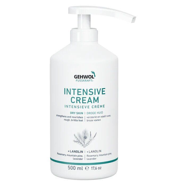 Gehwol Foot Vigour Blue/Crème Fusskraft Bleue (500Ml) Cabin, Intensivcreme 500 ml