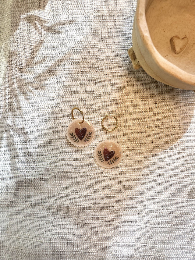 Boucles d'oreille Heart 🤎