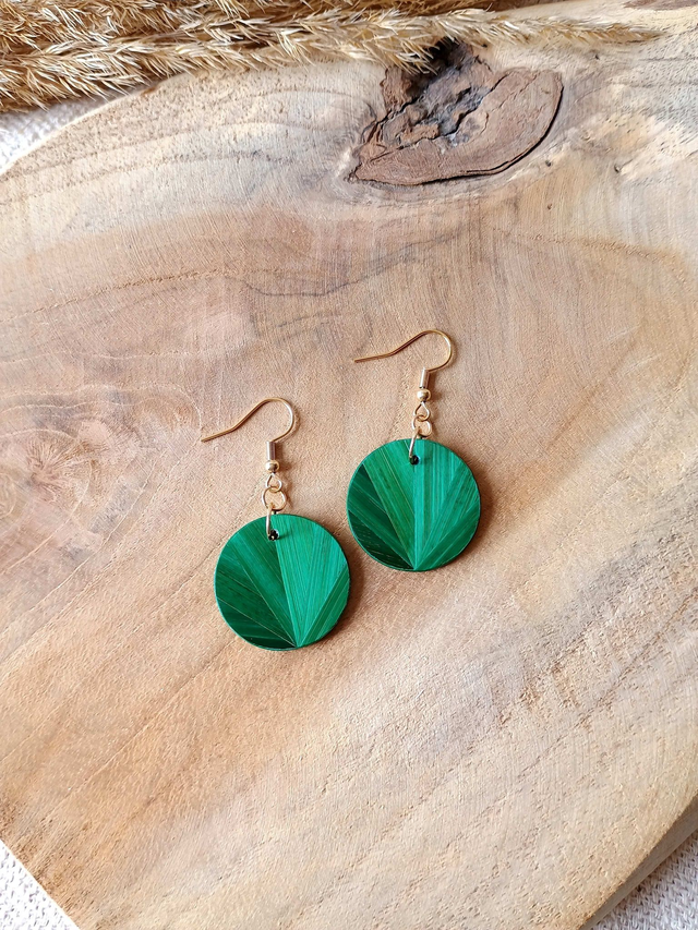 Boucles d'oreilles SIMPLE Éventail