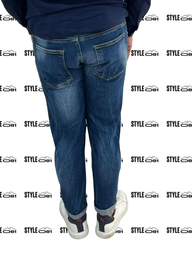 JEANS 6173 AKIRO' SBIANCATO